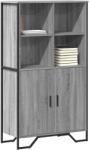 vidaXL Dulap înalt, gri sonoma, 79, 5x35, 5x137, 5 cm, lemn prelucrat GartenMobel Dekor (3295310) Comoda