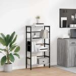 vidaXL Raft pentru carti Gri Sonoma 60 x 29, 5 x 115 cm Lemn compozit GartenMobel Dekor (883925) Biblioteca