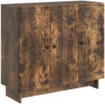 vidaXL Bufet Stejar fumuriu 89 x 34, 5 x 80 cm Lemn prelucrat GartenMobel Dekor (893960) Comoda