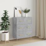vidaXL Servanta, gri beton, 69, 5x34x90 cm, lemn compozit GartenMobel Dekor (827840) Comoda