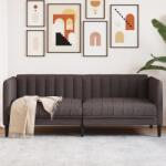 vidaXL Canapea, 2 locuri, maro închis, material textil GartenMobel Dekor (372607) Canapea