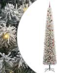 vidaXL Brad de Craciun artificial Verde 300 cm PVC si otel si plastic GartenMobel Dekor (3395062)