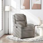vidaXL Fotoliu rabatabil, gri taupe, material textil GartenMobel Dekor (371759)