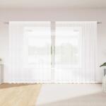 vidaXL Cortina din Dantela cu perdele Alb 200 x 300 cm Poliester GartenMobel Dekor (4107780)