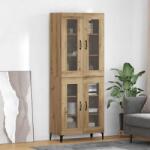 vidaXL Bufet Stejar Artizanal 69, 5 x 34 x 180 cm Lemn compozit GartenMobel Dekor (3415842) Comoda