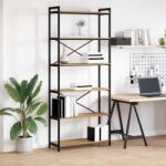 vidaXL Biblioteca stejar artizanal 80 x 30 x 188 cm Lemn compozit GartenMobel Dekor (868412) Biblioteca