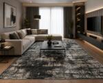 Fayno Covor Antiderapant , Model Fayno , 7146, Negru , Diverse Dimensiuni (2211698918272) Covor