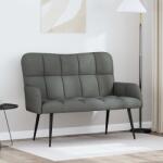 vidaXL Canapea cu doua locuri Gri închis 115 x 61 x 87 cm tesatura GartenMobel Dekor (42028930) Canapea