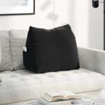 vidaXL Perna pentru spate Negru 60 x 20 x 50 cm Tesatura din corduroy GartenMobel Dekor (42015054)