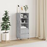 vidaXL Dulap înalt, gri beton, 40x36x110 cm, lemn compozit GartenMobel Dekor (831504) Comoda
