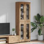 vidaXL Bufet FLORIN Stejar Artizanal 60 x 35 x 182 cm Lemn compozit GartenMobel Dekor (3397913)