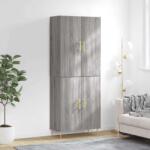 vidaXL Dulap înalt, gri sonoma, 69, 5x34x180 cm, lemn compozit GartenMobel Dekor (3195673) Comoda
