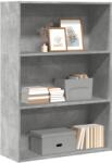 vidaXL Biblioteca, gri beton, 80x30x114 cm, lemn prelucrat GartenMobel Dekor (857934) Biblioteca