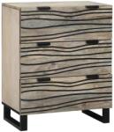 vidaXL Bufet cu sertar Alb 60 x 33.5 x 75 cm Lemn masiv de mango GartenMobel Dekor (4017975) Comoda