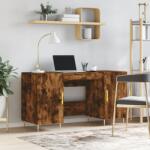 vidaXL Birou, stejar afumat, 140x50x75 cm, lemn compozit GartenMobel Dekor (829537)