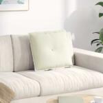 vidaXL Perna pentru spate Crem 50 x 45 cm Tesatura din corduroy GartenMobel Dekor (42014641)