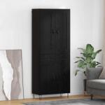 vidaXL Bufet cu sertar Stejar Negru 69, 5 x 34 x 180 cm Lemn compozit GartenMobel Dekor (3416171) Comoda