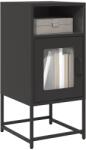 vidaXL Noptiera, negru, 36x39x78 cm, otel laminat la rece GartenMobel Dekor (853410) Comoda