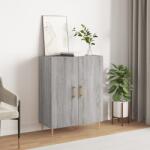 vidaXL Servanta, gri sonoma, 69, 5x34x90 cm, lemn compozit GartenMobel Dekor (827714) Comoda