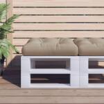 vidaXL Perna pentru paleti, gri taupe, 60x61, 5x10 cm, textil GartenMobel Dekor (360886)