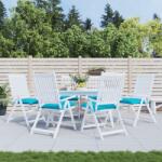 vidaXL Perne de scaun, 6 buc. , turcoaz, 50x50x7 cm, textil oxford GartenMobel Dekor (361563)