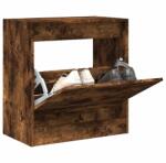 vidaXL Pantofar, stejar fumuriu, 60x34x63, 5 cm, lemn compozit GartenMobel Dekor (839942) Pantofar