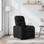 vidaXL Fotoliu rabatabil, negru, material textil GartenMobel Dekor (374199)