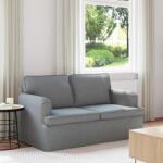 vidaXL Canapea Gri deschis 142 x 80 x 85 cm Metal GartenMobel Dekor (42024483) Canapea