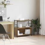 vidaXL Raft pentru carti stejar artizanal 80 x 30 x 78.5 cm GartenMobel Dekor (862932) Biblioteca