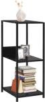 vidaXL Biblioteca mica, negru, 33, 5 x 39, 6 x 79, 7 cm, lemn prelucrat GartenMobel Dekor (288232) Biblioteca
