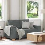 vidaXL Canapea cu 2 locuri, gri închis, 160x78x84 cm, material textil GartenMobel Dekor (4104971) Canapea