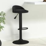 vidaXL Scaun de bar, negru, catifea GartenMobel Dekor (333587)
