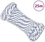 vidaXL Franghie de barca, alb, 5 mm, 25 m, polipropilena GartenMobel Dekor (152279)