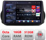 Edotec Navigatie Android Peugeot Bipper, Citroen Nemo, Fiat Qubo 2008-2017 2K (KIT-bipper+EDT-E810-2K_v1)