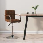 vidaXL Scaun de bar, maro, material textil GartenMobel Dekor (334546)