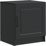 vidaXL Noptiera neagra cu usa, 43 x 34, 5 x 47 cm, din lemn prelucrat (895717)