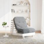vidaXL Canapea futon cu saltea, alb, 70x206x11 cm, lemn masiv de pin GartenMobel Dekor (846752) Canapea