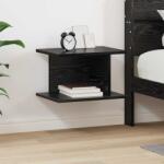 vidaXL Noptiera Stejar Negru 40 x 30 x 25 cm Lemn compozit GartenMobel Dekor (891170)