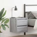 vidaXL Noptiera montata pe perete gri Sonoma 38x34x40 cm GartenMobel Dekor (861257)