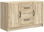 vidaXL Bufet cu sertar Stejar Sonoma 89 x 34, 5 x 57 cm Lemn prelucrat GartenMobel Dekor (895807) Comoda