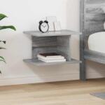 vidaXL Noptiera Gri Sonoma 40 x 30 x 25 cm Lemn compozit GartenMobel Dekor (891178)