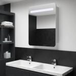 vidaXL Dulap de baie cu oglinda si LED-uri, 60 x 11 x 80 cm GartenMobel Dekor (285118)