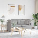 vidaXL Canapea modulara cu perne, gri nor, textil GartenMobel Dekor (3321246) Canapea