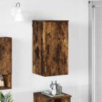 vidaXL Dulap de Baie Stejar afumat 30 x 31.5 x 61 cm Lemn compozit GartenMobel Dekor (883349)