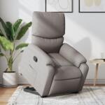 vidaXL Fotoliu rabatabil cu ridicare pe verticala, gri taupe, textil GartenMobel Dekor (3204832)