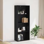 vidaXL Dulap pentru carti Stejar Negru 60 x 30 x 151, 5 cm GartenMobel Dekor (8003715) Biblioteca