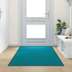 vidaXL Covoras de intrare Cyan si Negru 120 x 250 cm Poliamida si PVC GartenMobel Dekor (4100749) Pres
