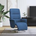 vidaXL Fotoliu rabatabil cu suport de picioare, albastru, textil GartenMobel Dekor (356568)