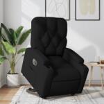 vidaXL Fotoliu electric rabatabil cu ridicare, negru, textil GartenMobel Dekor (3204736)