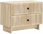 vidaXL Noptiera cu 2 sertare, stejar sonoma, 62 x 34, 5 x 47, 5 cm (893857)